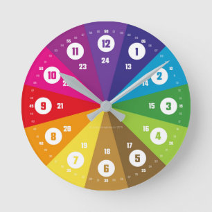 Kinderzimmeruhr Lernuhr Lehruhr Klassenzimmer Wand Round Clock