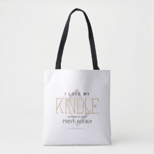 Kindle E-reader Love Tote Bag