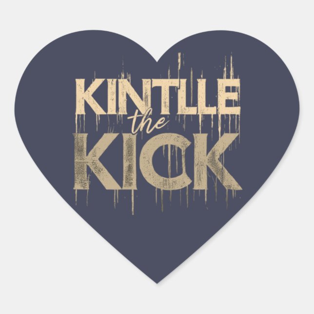 Kindle the Kick Heart Sticker (Front)