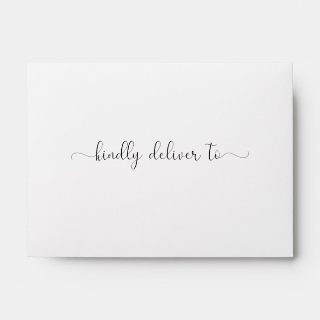 Kindly Deliver To | Envelope (Front)