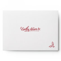 Kindly Deliver To Red/White Christmas