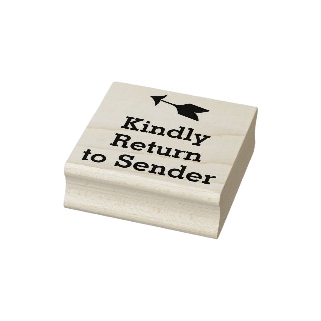 "Kindly Return to Sender" Rubber Stamp (Stamp)