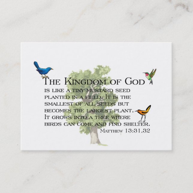 Kindness and Kingdom Whispers Business Card (Front)
