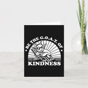 Kindness Anti Bullying Week Cute Is The Goat Stick Card