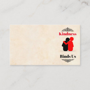 Kindness Binds Us Business Card