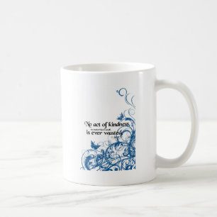 kindness butterfly swirl coffee mug