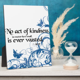 kindness butterfly swirl plaque