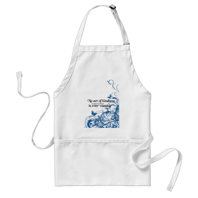 kindness butterfly swirl standard apron (Front)