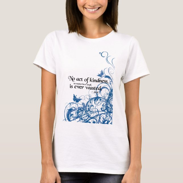 kindness butterfly swirl T-Shirt (Front)