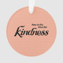 Kindness colourful Christmas ornament