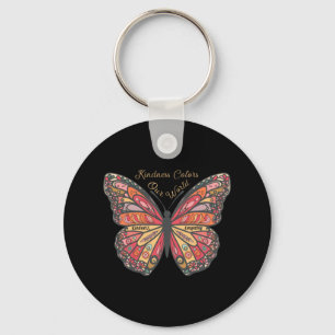 Kindness Colours Our World Inspirational Quote Sti Key Ring