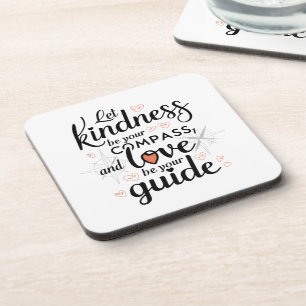 Kindness Compass Coaster