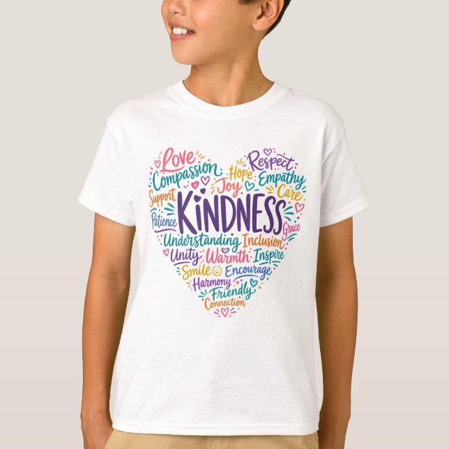 Kindness compassion empathy and respect T-Shirt (Front)