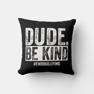 Kindness Day Unity Day Orange No bullies bullying  Cushion