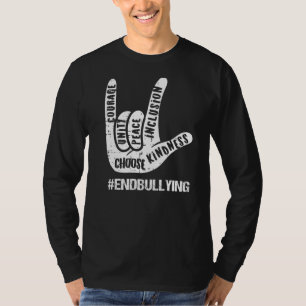 Kindness End Bullying Orange Anti Bully Unity Day T-Shirt
