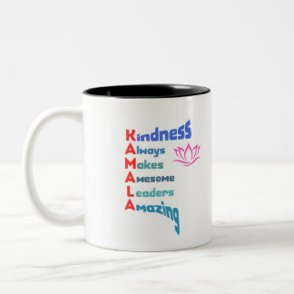 Kindness for President Two-Tone Coffee Mug