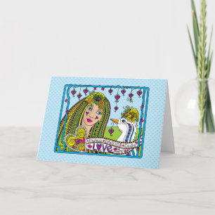 Kindness In Giving_Greeting Card