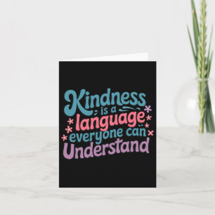 Kindness - Inspirational Quote Sticker  Card