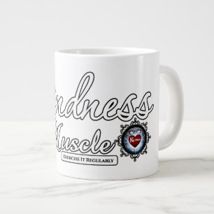 Kindness Is A Muscle Large Coffee Mug