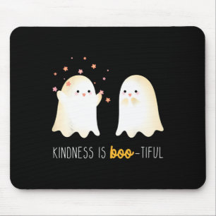 Kindness Is Boo Tiful Teacher Cute Ghost Halloween Mouse Pad