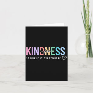Kindness Is Free Sprinkle It Everywhere Positive Q Card