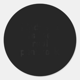 Kindness Is The Real Punk Rock, Empathy Is Punk Ro Classic Round Sticker