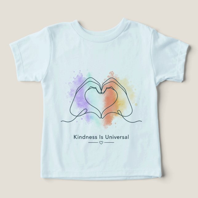 Kindness Is Universal Pride Heart Design (Design Front)