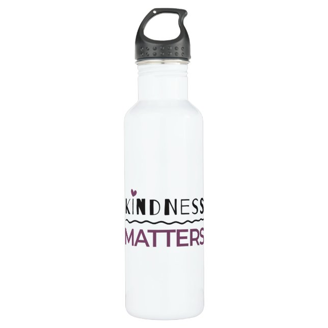 Kindness matters 710 ml water bottle (Front)