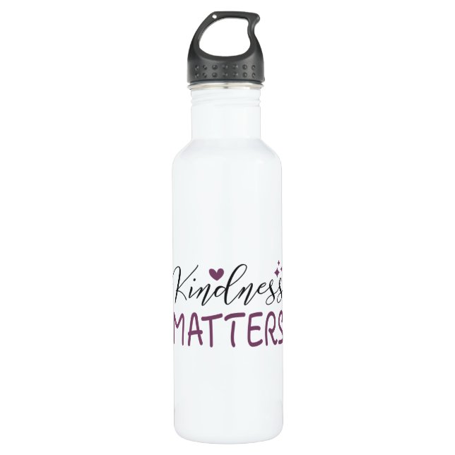 Kindness matters 710 ml water bottle (Front)