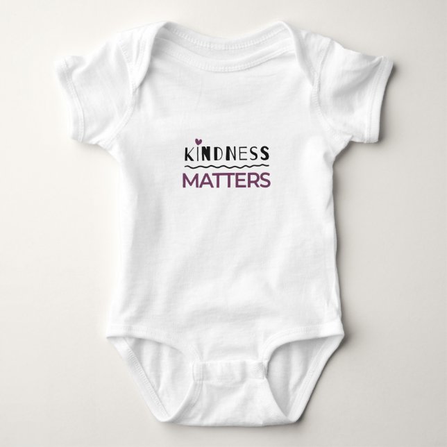 Kindness matters baby bodysuit (Front)