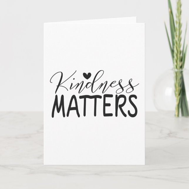 Kindness matters card (Front)