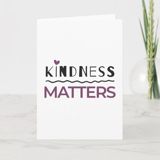 Kindness matters card (Front)