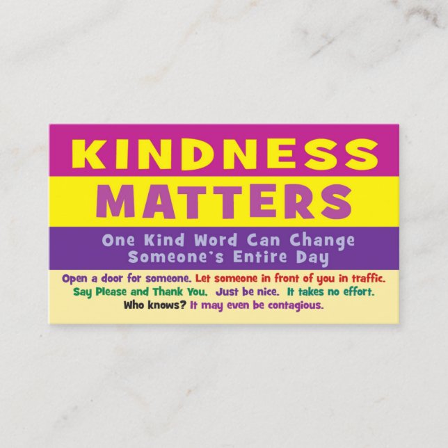 Kindness Matters Cards - v3 (Front)