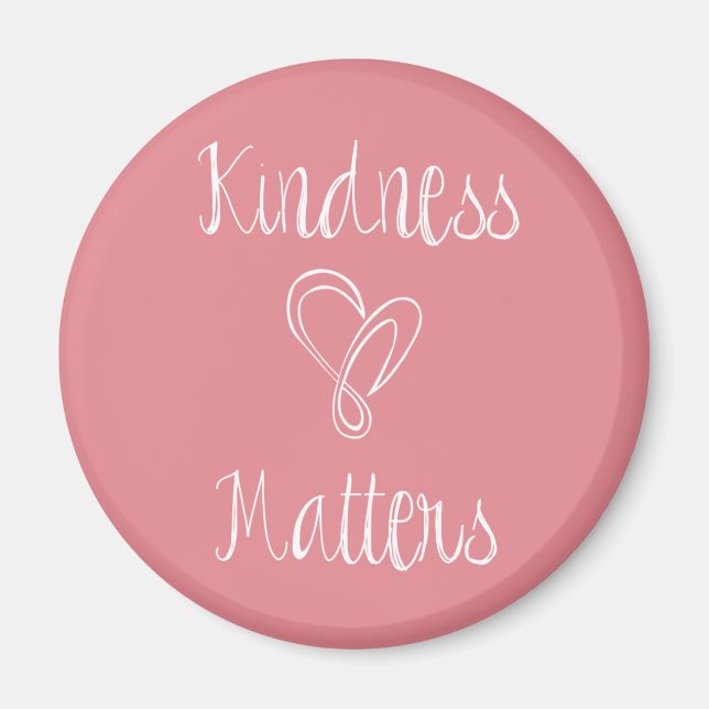 Kindness Matters Heart Magnet (Front)