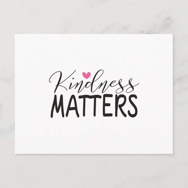 Kindness matters postcard (Front)