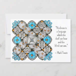 Kindness Means So Much Thank You Card