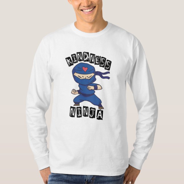Kindness Ninja, Fight against Bullying T-Shirt (Front)
