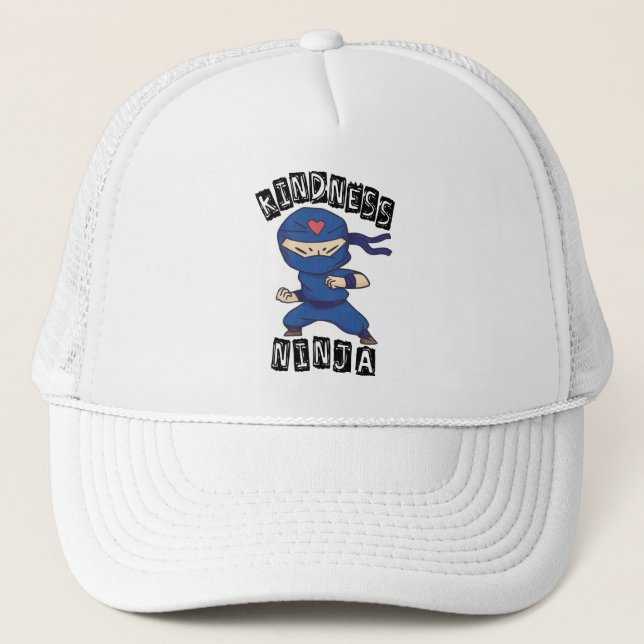 Kindness Ninja, Fight against Bullying Trucker Hat (Front)