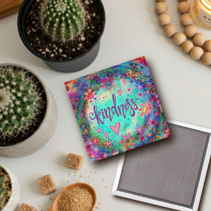“Kindness'’ ONE WORD Inspirivity Magnet