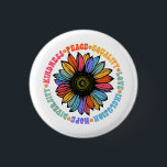 Kindness Peace Equality Love Hope Diversity Human  3 Cm Round Badge<br><div class="desc">Kindness Peace Equality Love Hope Diversity Human Rights</div>