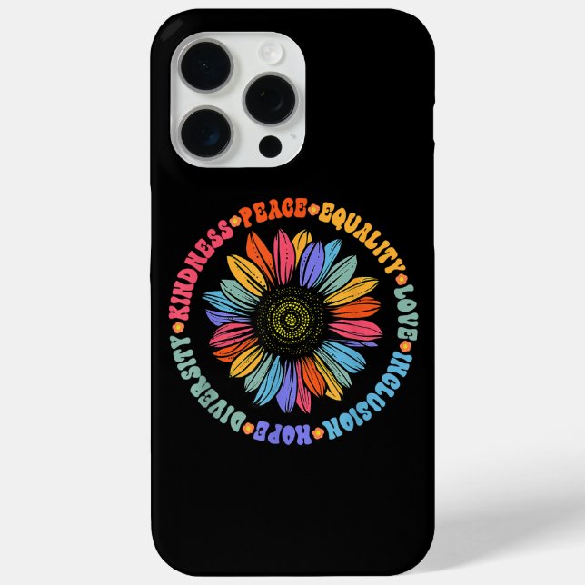 Kindness Peace Equality Love Hope Diversity Human  Case-Mate iPhone Case (Back)