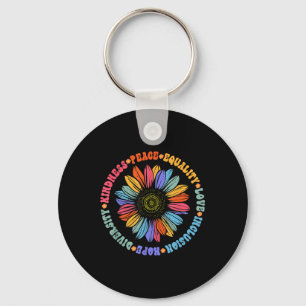Kindness Peace Equality Love Hope Diversity Human  Key Ring