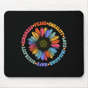 Kindness Peace Equality Love Hope Diversity Human  Mouse Pad