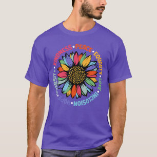 Kindness Peace Equality Love Hope Diversity Human  T-Shirt