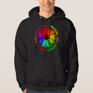 Kindness Peace Equality Love Inclusion Hope Divers Hoodie