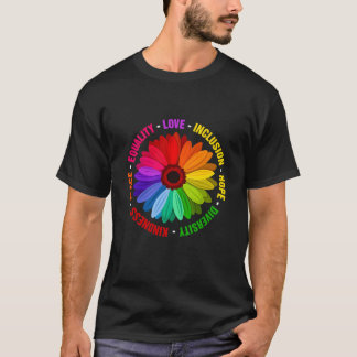 Kindness Peace Equality Love Inclusion Hope Divers T-Shirt
