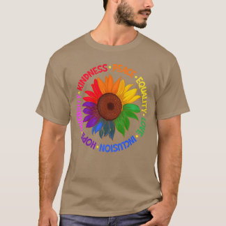Kindness Peace Equality Love Inclusion Hope Divers T-Shirt