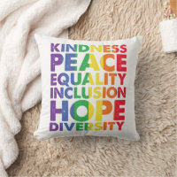 Kindness Peace Equality Love Inclusion Hope LGBT