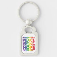 Kindness Peace Equality Love Inclusion Hope LGBT