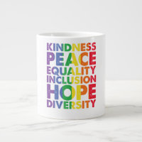Kindness Peace Equality Love Inclusion Hope LGBT